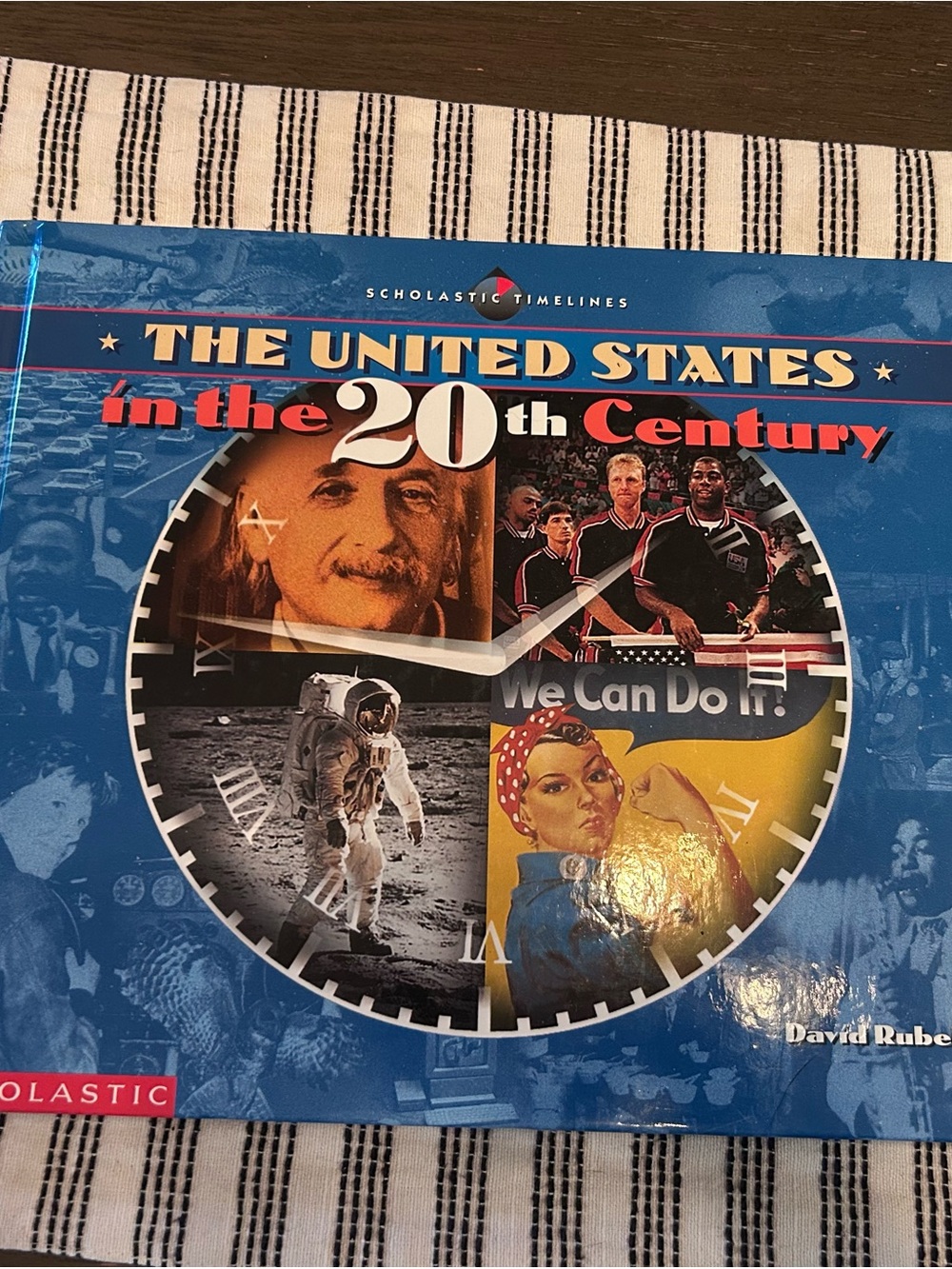 Scholastic Blue and Yellow 20th Century book